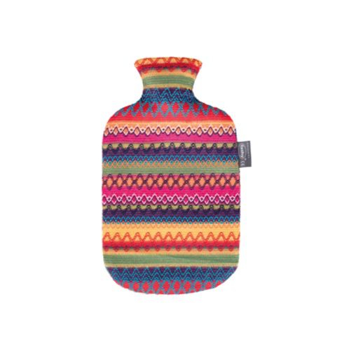 FASHY Wärmflasche Peru-Design rottöne